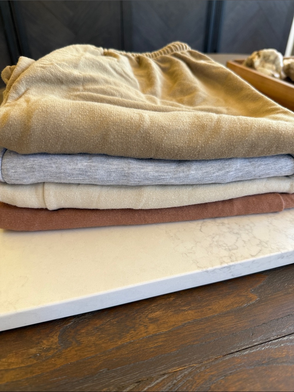 Aerie short Bundle in Dusty Rose, Taupe, Gray, and Cream - Picture 4 of 4